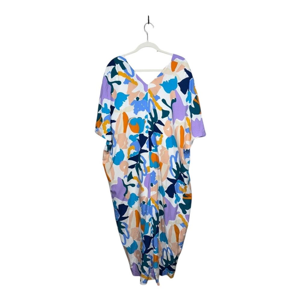 Entro - Boutique Women's Colorful Oversized Midi Dress - NWT - Size XL - Picture 4 of 4